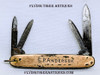 1890’s – 1900’s Dallas County Texas Deputy Sheriff Badge & Pocket Knife of Precinct 5 Justice Edgar Poe Anderson