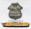 1890’s – 1900’s Dallas County Texas Deputy Sheriff Badge & Pocket Knife of Precinct 5 Justice Edgar Poe Anderson