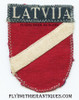 Extremely Rare Early Type Waffen SS Volunteer LATVIJA Latvian Sleeve Shield Removed from Uniform