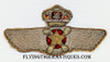Stunning Bullion WWI era, circa 1917 Spanish Army Aeronautica Militar Pilot Wing, Removed From Uniform