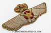 Stunning Bullion WWI era, circa 1917 Spanish Army Aeronautica Militar Pilot Wing, Removed From Uniform