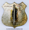 1920's Whitewater "Horse Thief" Detective Association (WDA) Commissioned Officer badge from Ohio by Wright Cincinnati