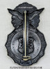 Minty circa 1965 USAF United States Air Force Air Police Badge # K7484 on original Card & in Original Bag of Issue V in circle Maker Mark for Vanguard Industries