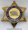 Beautiful 1980’s Current Issue Los Angeles County California Deputy Sheriff Badge # 6350 by Entenmann-Rovin with Light Duty Wear