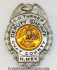 Great 1930’s – 1940’s Quay Co New Mexico Deputy Sheriff badge of C.D. Turner by Art Burnside
