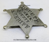 wonderful circa 1900’s Creek County Oklahoma (Possibly TERRITORIAL!!) Deputy Sheriff 6-point Round Tip Star Badge. Great Look!