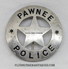 Great Old west 1910’s Pawnee Oklahoma Police Circle Star Badge by C. D. Reese