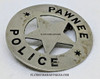 Great Old west 1910’s Pawnee Oklahoma Police Circle Star Badge by C. D. Reese