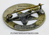Wonderful 1870’s – 1880’s Hand Stamped Nickel “Stock” Deputy Sheriff Circle Star Badge with a great “Been There” Look