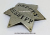Incredible 1870’s Old West Hand Made Deputy Sheriff 6-point Star Badge