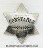 Great Old West 1900’s – 1910’s Constable 6-point Star Badge by Northwestern Stamp Works with Great Wear & Circus Font Lettering