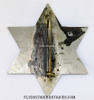 Great circa 1900 Chicago American Official Newsboy West Division Badge