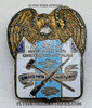 Rare World War II United States Navy 42nd CBs Seabees Construction BN Badge in Gilt Enameled Sterling. Salty!