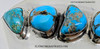 Wonderful circa Late 1950’s Navajo Silver Mid-Century Modernist Bracelet with Turquoise Mountain Turquoise by RAMON PLATERO
