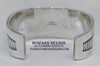 Gorgeous 1980’s – 1990’s Heavy Navajo Silver Modernist Minimalist Bracelet by Howard Nelson