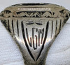 Wonderful 1930’s Civilian Conservation Corps CCC California Camp 871 Hillsboro Texas Sterling Member Ring Size 10