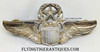 Beautiful, Large, Vietnam War era Early 1970’s USAF Command Pilot Wing in Sterling Silver by STA-BRITE