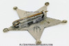 Extremely Rare & Historic Goldfield Nevada Constable 5-point Round Tip Star Badge by Northwestern Stamp Works. Circa 1900’s
