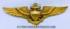 Extremely Rare WWII USN Pilot Wing in Gilt Brass by Angus & Coote of Sydney Australia