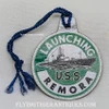 WWII Submarine Launch Tag for the USS Remora SS-487 in Average Condition