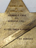 Circa 1950 Arizona Stock or Generic 6-point Dome tip Star Badge by George Cake