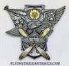 Extremely Rare 2603: Showa 18 Imperial Japanese Navy Specialized Fighter Aircraft Mechanic Class 55 Horner Fob of Mr Hirano in Pure Silver