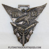 Extremely Rare & LARGE 2602: 1942: Showa 17 10th Technical Aircraft Mechanic School Honor Graduate Fob in Plated Bronze