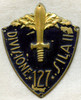 Rare Ca 1935-40 Italian Army 127th Ethiopian Division / Divisione 127 SILA II Sleeve Shield