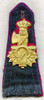 1930's - WWII Italian Post and Telegraph Militia Milizia Postelegrafonica EM Shoulder Board