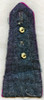 1930's - WWII Italian Post and Telegraph Militia Milizia Postelegrafonica EM Shoulder Board