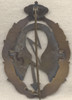 WWII Italian Air Force Bronze Diver Badge by Lorioli