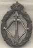 WWII Italian Air Force Silver Interceptor Qualification Badge
