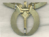 Circa 1950 Private Purchase Czechoslovakian Air Force Field Observer Badge Bright Finish