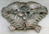 BEING RESEARCHED WWI French-Made Polish(?) Silver Grade Marksman Badge(?) NOT FOR SALE UNTIL IDed