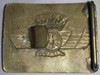 Circa WWII Spanish Air Force EM Belt Buckle