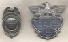 WWII Oklahoma City Air Depot (OCAD) Patrolman Cap and Breast Badge Set (Large)