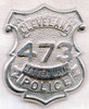 1960s-70s Cleveland, Ohio Police Badge from Litter Unit