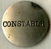 Nice Old 1880's - 1890's "Stock" Constable Badge. Hand-Stamped Circle Shape