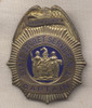 1930s Named New Jersey State Secret Service Captain Badge