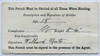 Rare Vintage 1917 State of New Hampshire Hunting Permit