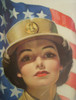 1943 Women's Army Corps (WAC) "Star-Spangled Heart" Recruiting Poster