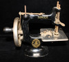 Vintage, Early 20th C. Child's Singer Sewing Machine Cast Iron with Scarce Original 'C' Clamp