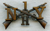 1st New York Infantry Regiment Co. H Collar Insignia