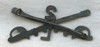 WWI US Army 2nd Cavalry Troop L Officer Collar Insignia