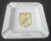 Korean War Era USS Greenfish SS-351 USN Submarine Commemorative Ashtray