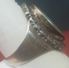 Great Vintage 1950's-60's Mid-Century Mexican Silver & Turquoise Ring