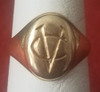 Great 1952 10K Gold VASSAR College Class Ring in 10K Gold to "D. B. H."