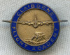 Beautiful WWII Claiborne Flight Academy Badge in Sterling Silver Echeverria Field in Wickenburg, AZ