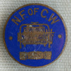 Cool Ca 1900 US Labor Union Lapel Pin for National Federation of Cloth Weavers