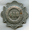 Ca 1900's - 1910's Dallas Texas Fire Dept Hat or Breast Badge